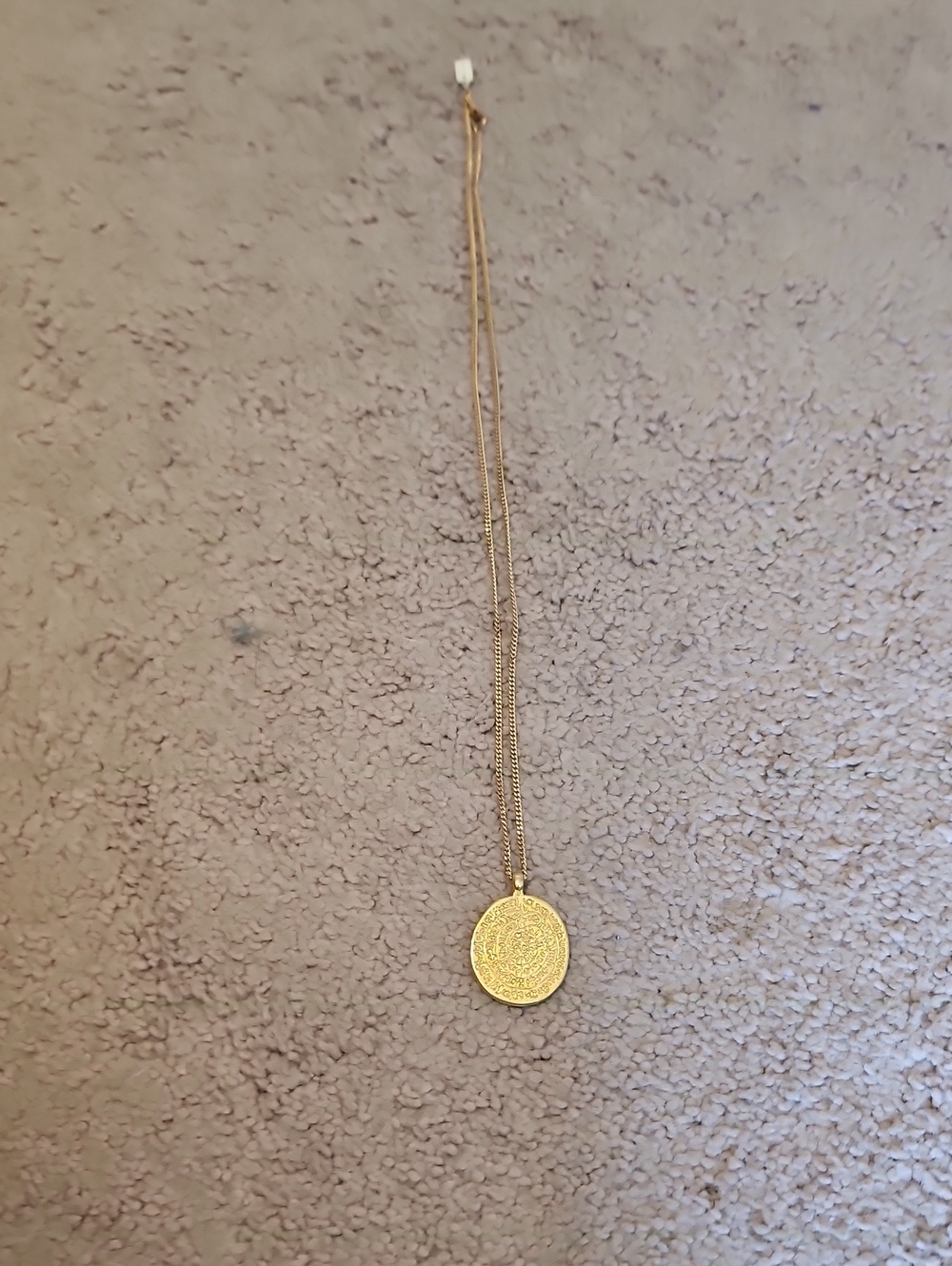 NWOT Meghan Bo Gold Medallion Necklace